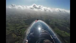 AutoGyro Calidus over UK patchwork landscape [upl. by Monarski]