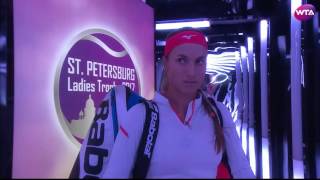 2017 St Petersburg Ladies Trophy Semifinals WTA Highlights [upl. by Eitsyrk]