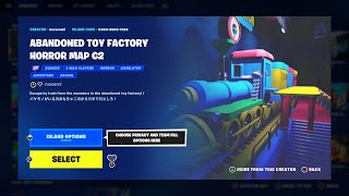 Abandoned Toy Factory Horror Map C2 Code Fortnite All Tool Switch amp Keys Locations SPEED RUN [upl. by Nanny]