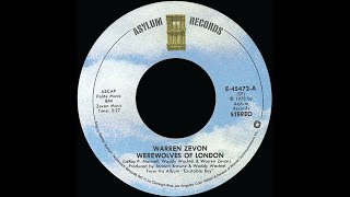 Warren Zevon  Werewolves Of London 1978 Rock Purrfection Version [upl. by Oicul]