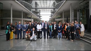 MA Students amp Participants Visit to the German Parliament  EUAfrica Forum on Cultural Diplomacy [upl. by Auqenat]