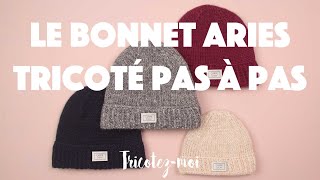 Tuto tricot bonnet Aries [upl. by Mendive868]