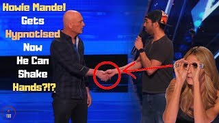 Howie Mandel Gets Hypnotised Now He Can Shake Hands on Americas Got Talent [upl. by Bower]