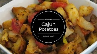 Cajun Fried Potatoes Recipe [upl. by Akimahc419]