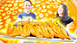 EXTREME Thai Street Food Food Tour of Bangkok Thailand with BrunaSilvaSaoBrazil [upl. by Foote861]