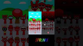 NormalampHorror Sprunki DuDiDam But They‘re All Redsprunki incrediboxsprunki viralvideo dudidam [upl. by Strage]