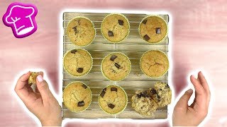 Muffins OHNE Eier  Toller Back Hack im Test  Banane statt Eier  Wie schmecken die Muffins [upl. by Sinnaiy508]