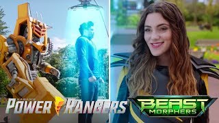 Power Rangers Beast Morphers  Roxys Plan  Episode 4 Digital Deception  Power Rangers Official [upl. by Nnyltak]