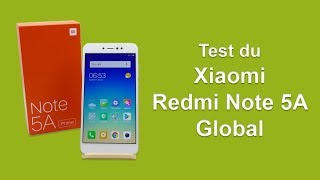 Xiaomi Redmi Note 5A Global avec B20 Test et Présentation [upl. by Gabel]