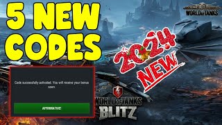 NEW world of tanks blitz codes 2024  WOT New Codes 2024  codes world of tanks blitz january 2024 [upl. by Marje988]