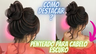 Penteado para festas 🅔🅜 🅒🅐🅑🅔🅛🅞 🅔🅢🅒🅤🅡🅞 por 𝐏𝐫𝐢𝐬𝐜𝐢𝐥𝐚 𝐁𝐚𝐫𝐛𝐨𝐬𝐚 [upl. by Nilloc]