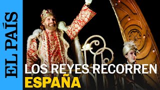 Los Reyes Magos reparten ilusión en las cabalgatas por toda España  EL PAÍS [upl. by Serene]