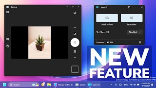 Use your Phone Camera as a Webcam in Windows 11 New Feature [upl. by Tenn]