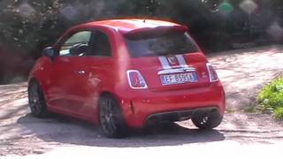 Abarth 695 Tributo Ferrari Start and Sound [upl. by Yuri]