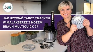 Blender Braun MultiQuick 9  jak używać tarcz tnących malaksera  Sprawdzonopl [upl. by Aicelav956]