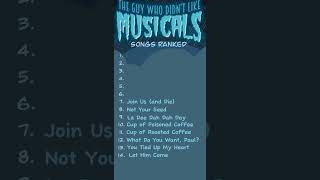 My totally not biased ranking of the TGWDLM songs by starkid  tgwdlm [upl. by Tseng]