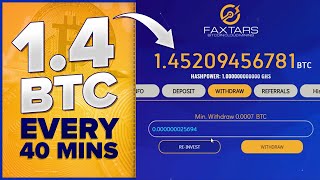 FREE 14 Bitcoin Every 40 Minutes  FREE BITCOIN MINING WEBSITE 2022  No Investment Required [upl. by Anitsenre]