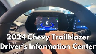 2024 CHEVY TRAILBLAZER DRIVERS INFORMATION CENTER amp INFOTAINMENT  TUTORIAL amp REFERENCE GUIDE [upl. by Gorrono]