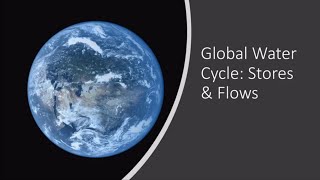 Water Cycle  Stores and Flows Open amp Closed Systems ALevel Geography [upl. by Darby994]