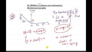 HC VERMA CH2 PHYSICS AND MATHEMATICS WORKED OUT EXAMPLES 6 amp7 [upl. by Ahseei]