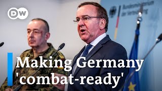 Germany announces major military overhaul  DW News [upl. by Nicholas]