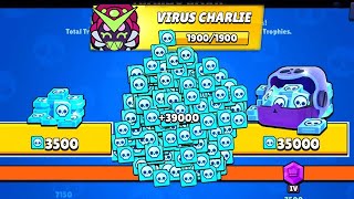 FINALLY VIRUS CHARLIE 🔥 LEGENDARY GIFTS 12 NEW BRAWLERS BRAWL STARS UPDATE REWARDS [upl. by Em]