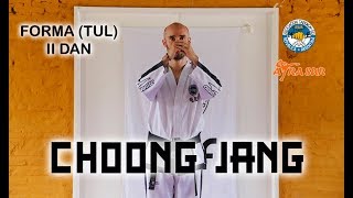 FORMA TUL CHOONG JANG  Cinto Negro II Dan TaeKwonDo ITF ESC ATRA SUR [upl. by Aubine]