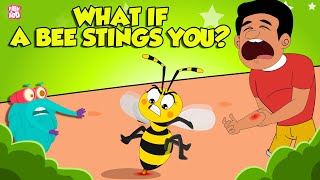 What if a Bee Stings You  How To Treat A Bee Sting  Honey Bee Attack  The Dr Binocs Show [upl. by Marla]