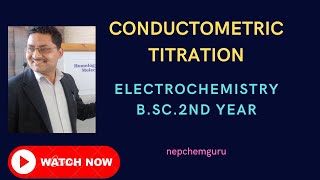 CONDUCTOMETRICTITRATIONbsc2ndyearphysicalchemistryelectrochemistry [upl. by Llemej]