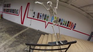 SKATEBOARDING SKELETON [upl. by Inod]