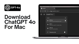 How to Download ChatGPT 4o Mac App Free [upl. by Shirley]