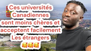 🇨🇦Fais ta demande dadmission dans les universités les moins chères du Canada 🇨🇦 [upl. by Ekalb]