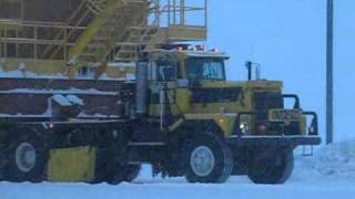 North Slope Alaska Oil field moving DOYON 25 RIG MOVE [upl. by Atsyrc]