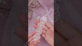 If you want to learn tatting lace check out my playlist with lessons for beginners 😊 tatting [upl. by Ablasor22]