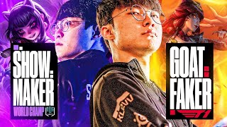 FAKER VS SHOWMAKER  THE LCK CLASSIC  T1 VS DK [upl. by Trinatte981]