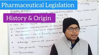 Pharmaceutical Legislation  History Origin amp Introduction  Jurisprudence L1 Chapter8 [upl. by Pepe715]