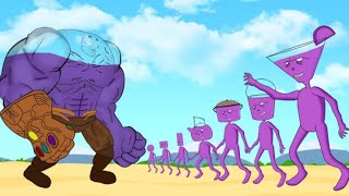 Evolution Of THANOS Vs Evolution Of MONSTER RADIATION  Returning From The Dead SECRET  FUNNY [upl. by Castora]