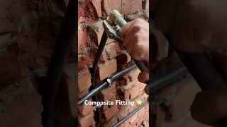 Composite Fitting plumbingcompany plumbingservices reels plumber plumbingjobs Tyoutube [upl. by Scopp]