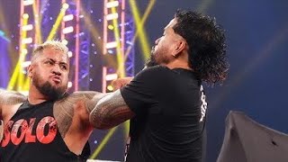 Jey Uso get arrested by the Tribal Chief Solo Sikoa Smackdown [upl. by Ellenor]