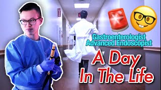 A DAY IN THE LIFE of a Doctor Gastroenterologist  Advanced Endoscopy [upl. by Mandie]