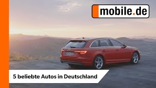 Die beliebtesten Autos auf deutschen Straßen  mobilede [upl. by Leahcam984]