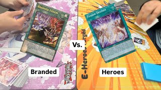 Yugioh Branded vs Heroes [upl. by Bigner]