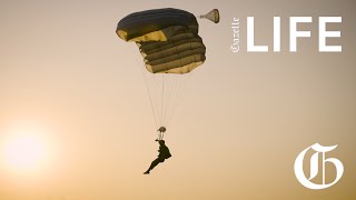 LIFE  A look inside the Air Force Academy’s parachute program [upl. by Etteloiv]