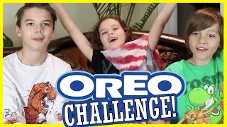 OREO CHALLENGE  KITTIESMAMA [upl. by Ilonka]