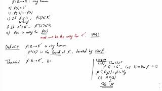 대수 05 pre 1 Ring homomorphism Ideal Quotient ring 1st Isomorphism Theorem [upl. by Awe]