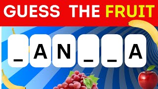 Can You Guess the Fruit ✅🍓 Easy Medium Hard Impossible  Tutor Christabel [upl. by Llecrup]