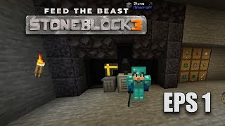 STONEBLOCK 3  Mob farm simple eps1 Minecraft [upl. by Hootman]