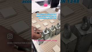 🥳Tile adhesive adhesion test sample preparation Part 2 🫡 Test according to bsen12004 bsen13480 [upl. by Sharline90]