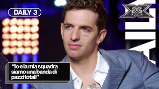 Achille Lauro presenta la squadra I PATAGARRI Les Votives e Lorenzo Salvetti DAILY 3 X Factor 2024 [upl. by Alvinia738]