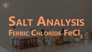 Salt Analysis FeCl3 [upl. by Ammadas]